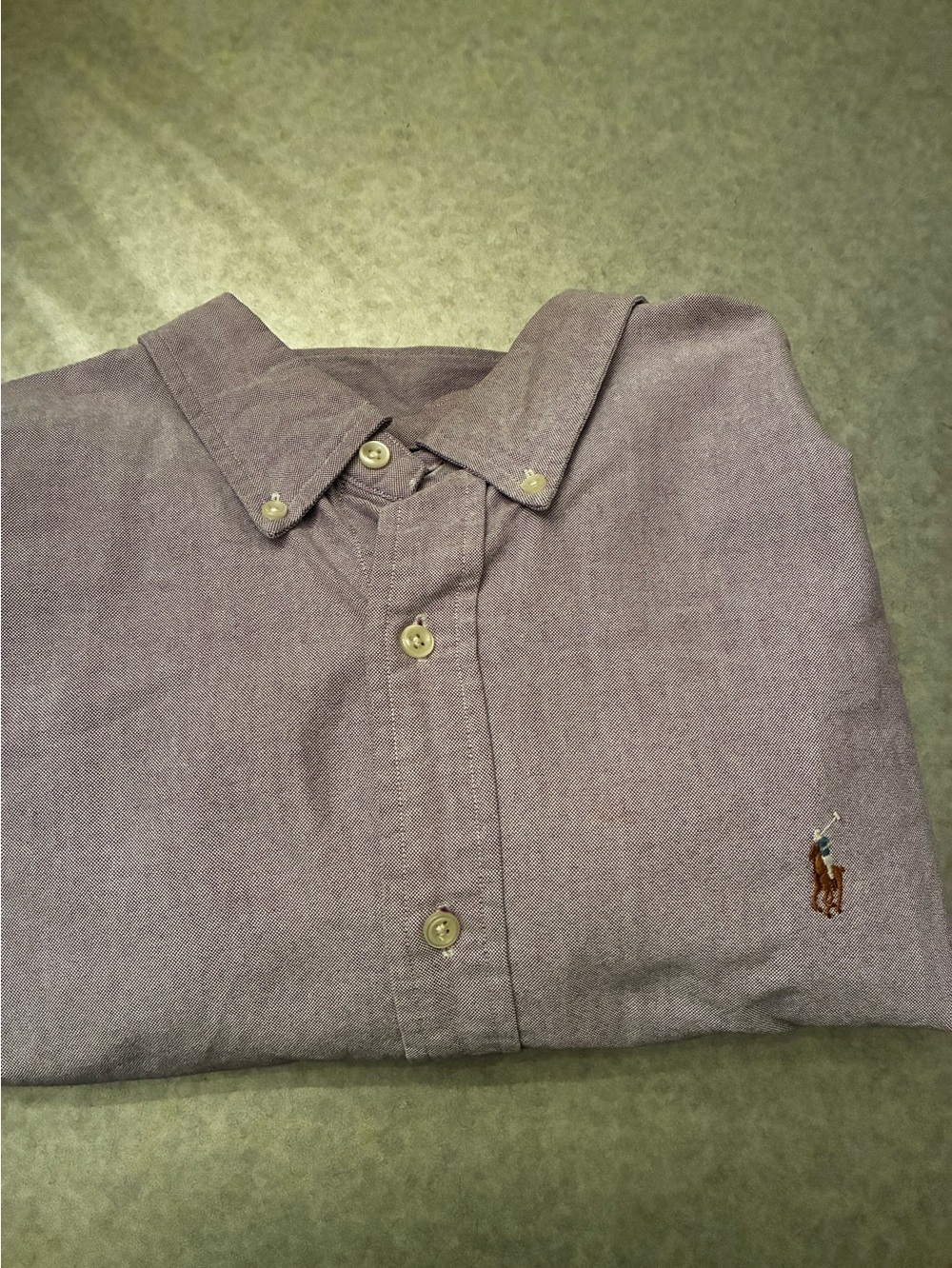Ralph Lauren Lilac Button-Down Oxford Shirt